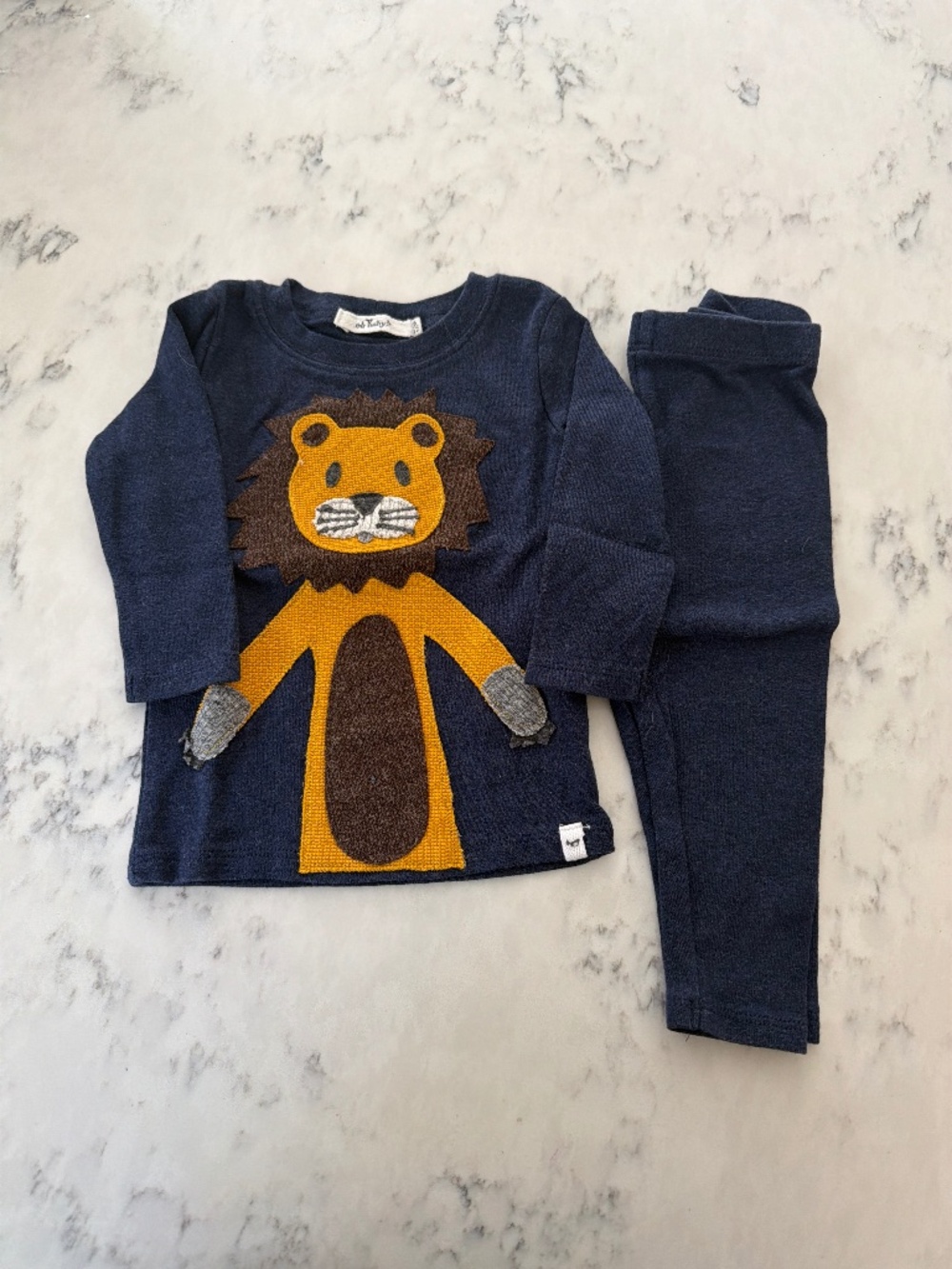 Two Piece Lion Cotton Set